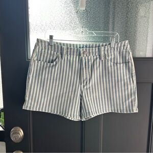 Universal Thread Striped Short Shorts Sz 14